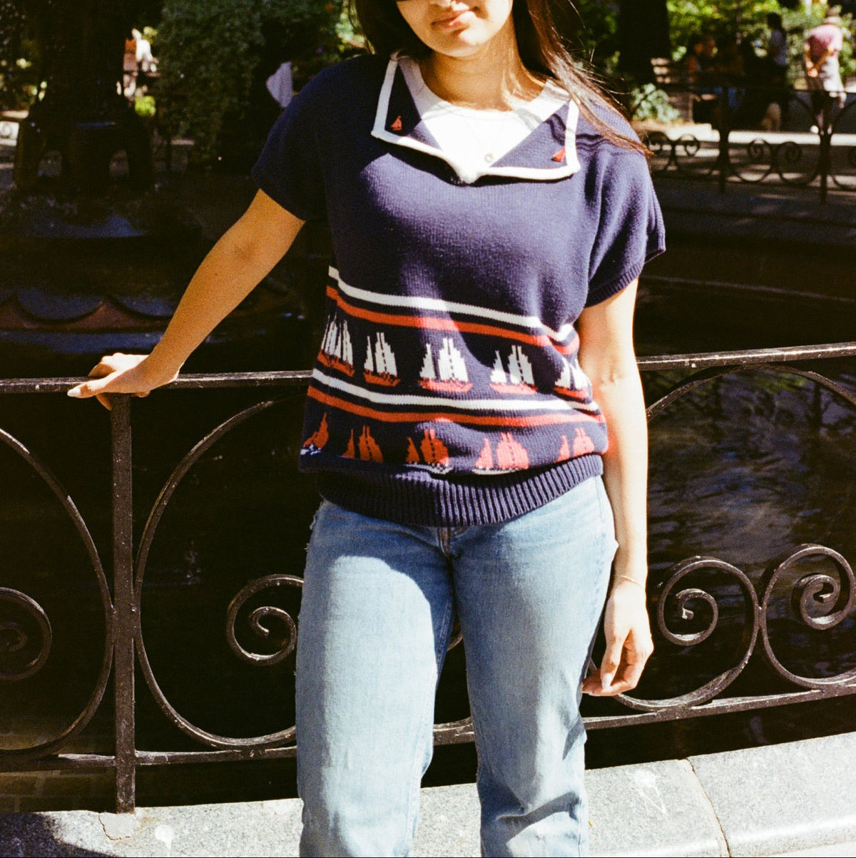 Twin Sails Knit Top