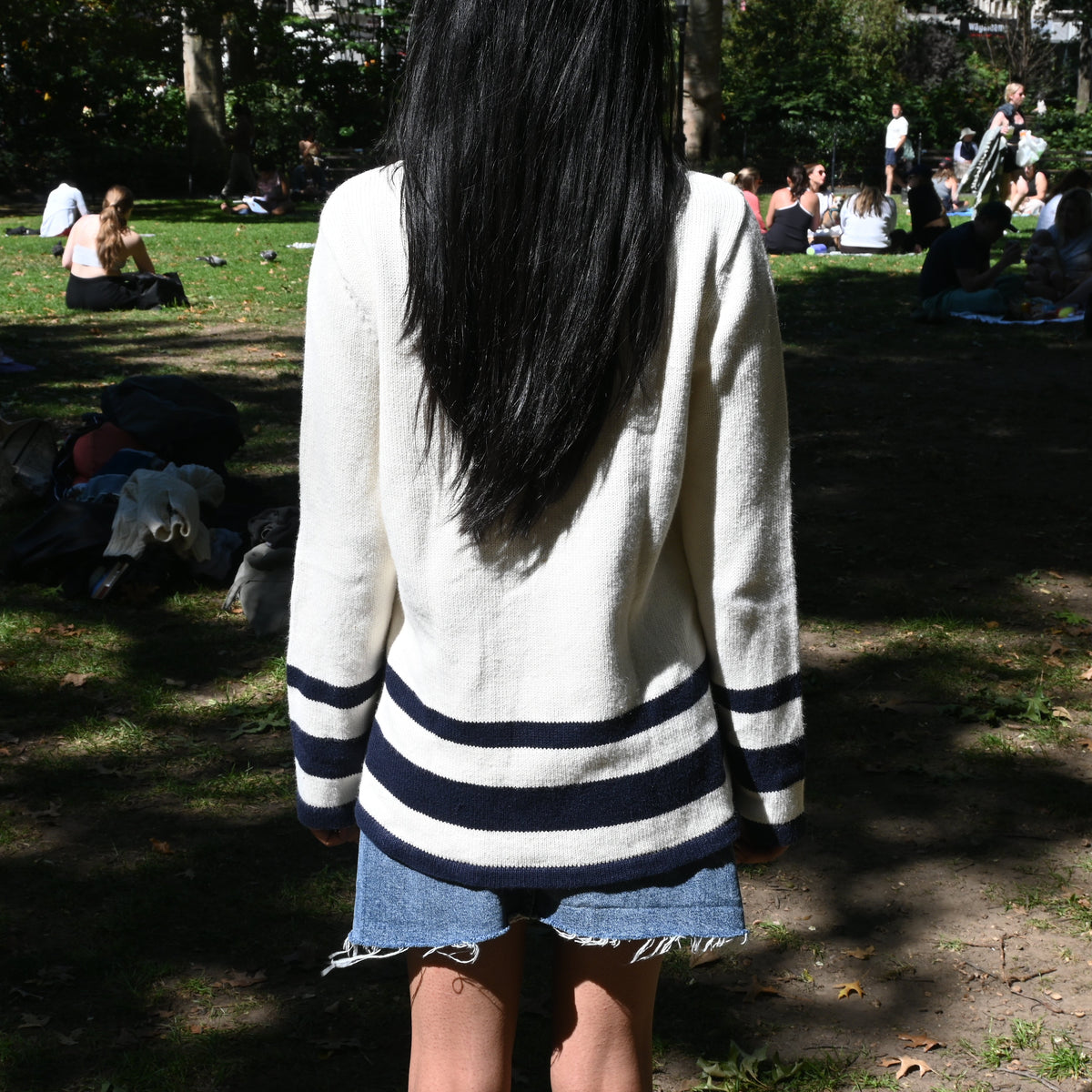 Harbor Stripe Crewneck