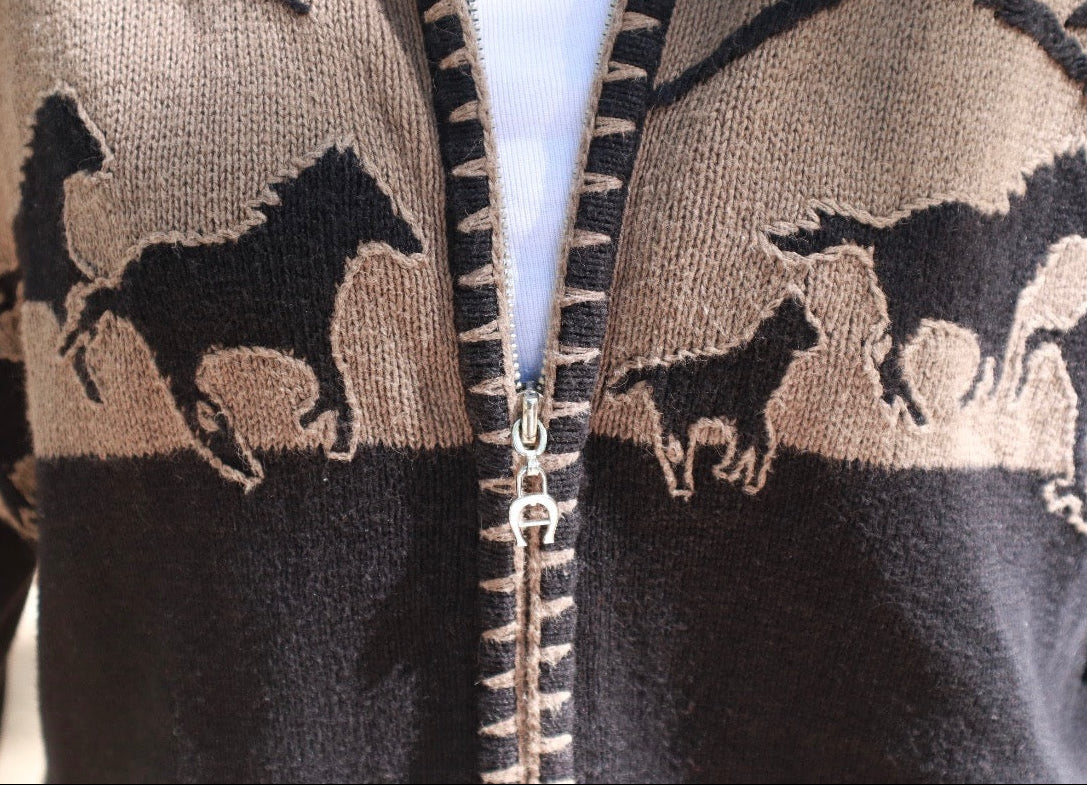 Free Range Knit Zip Up Cardigan