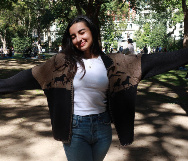 Free Range Knit Zip Up Cardigan