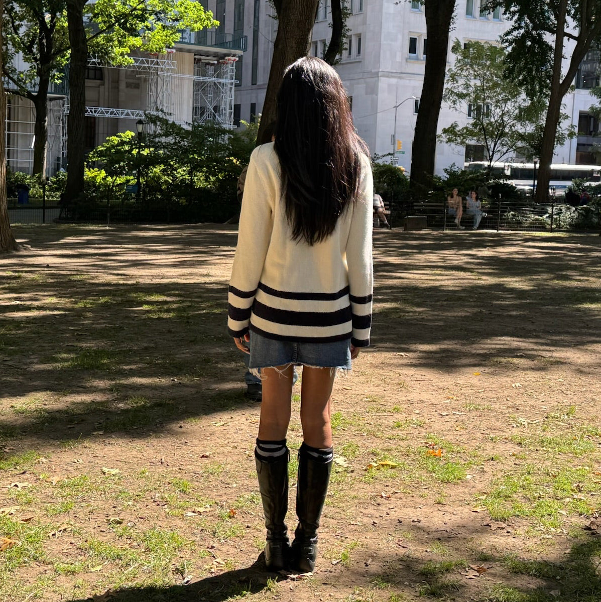 Harbor Stripe Crewneck